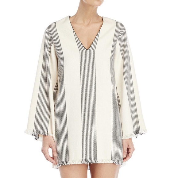 Derek Lam Tops - Derek Lam Stripe Canvas V-Neck Tunic Dress